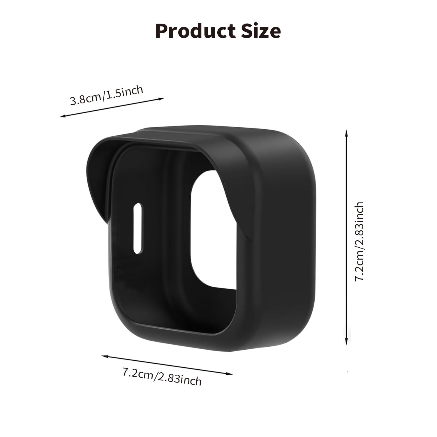 Custodia in silicone per Blink Outdoor 4 (4a generazione), custodia protettiva resistente alle intemperie con tesa per una protezione completa della fotocamera, accessorio per telecamera di sicurezza