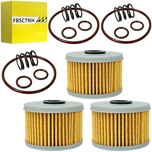 15412-HM5-A10 Oil Filter & Springs O-Rings Compatible with Ranche...