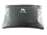 Jobey Black Lambskin Full Size Pipe Pouch w/Zipper Holds 2 oz