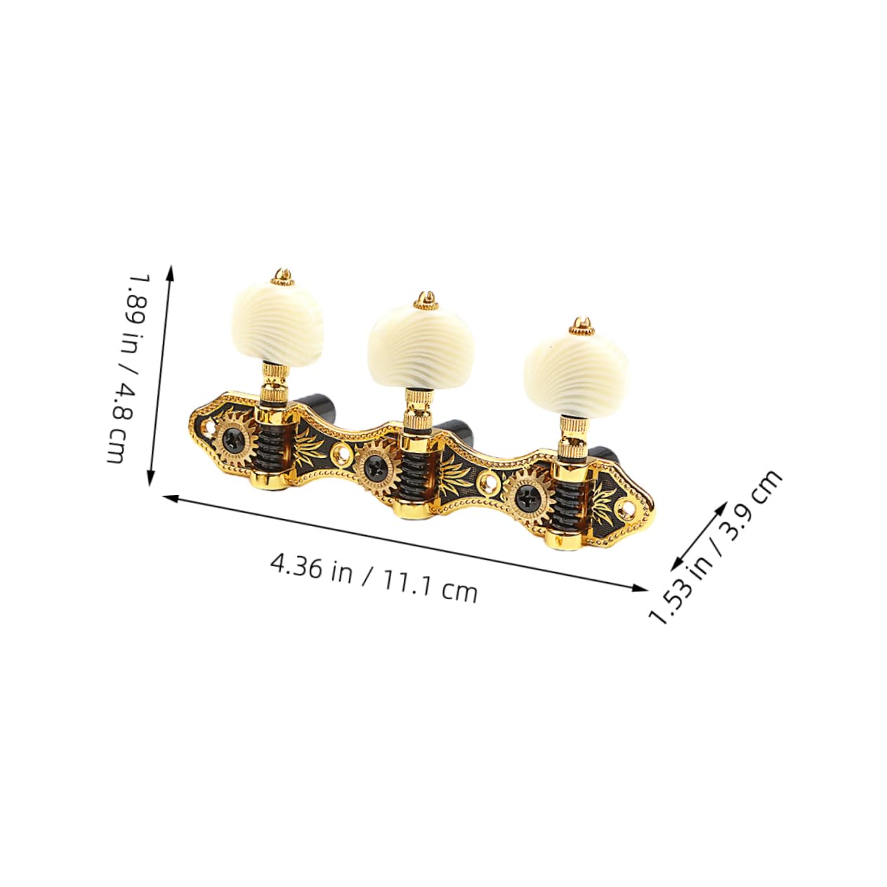 Levemolo 1satz Gitarre Stimmgerät Gitarrenstimmmechaniken Goldene Tuning Pegs Für Akustik Gitarren Präzise Stimmtechnik Für Musiker Aller Niveaus