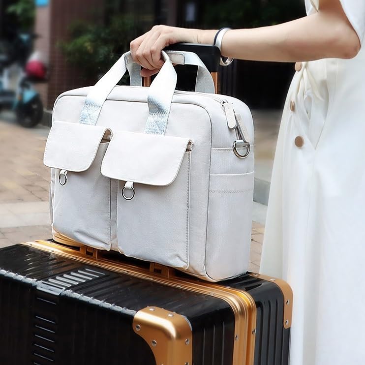 Waterproof Women Handbag Laptop Briefcase Business Travel Tote Men Large Messenger Shoulder Bag4