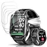 【2026新登場】(4枚入り)For KOMOI KT89 スマートウォッチ フィルム 【HNWEIWEI】 超薄0.3mm 1.96インチ 反射低減 指紋低減 日本製 全面保護 耐指紋 撥油性 高透過率 KOMOI スマートウォッチ 1.96インチ 保護フィルム
