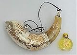 Shofart Israel Silver 925 Anointing Ram Shofar Lion Of Judah with Gift of 12ml Anointing Oil Bottle from the Holy Land
