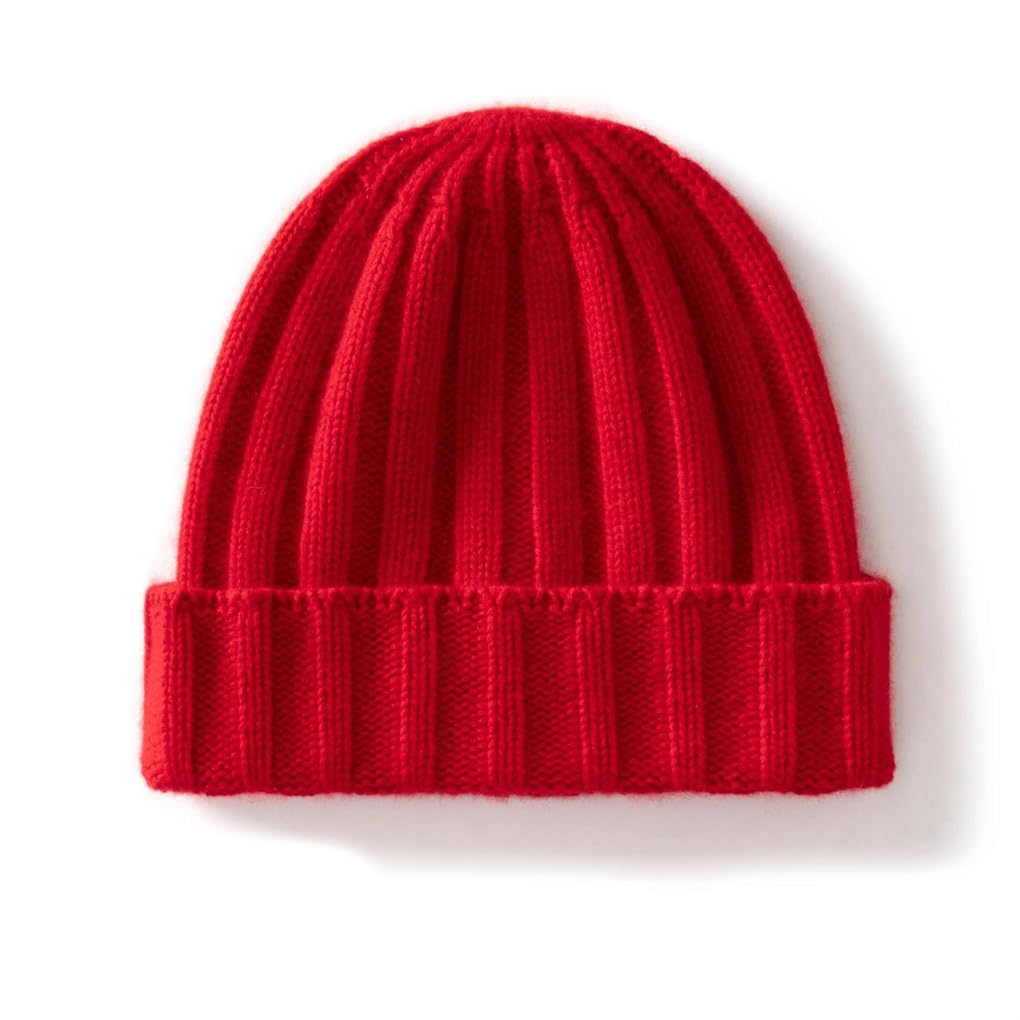 Bonnet en cachemire tricoté contre le froid, solution épaisse et douce pour l'hiver