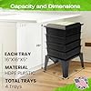 Amazon.com : Worm Factory® 360 Black US Made Composting System for ...