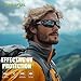 Foliful 3 Pack Polarized Sports Sunglasses for Men, Mens Sunglasses Wrap Around UV400 Protection for Cycling Fishing Driving