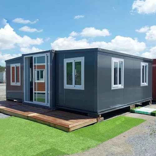 Portable Prefabricated Tiny Home 13x20ft, Mobile Expandable Plastic Prefab House for Hotel, Booth, Office, Guard House, Shop, Villa, Warehouse, Workshop (with Restroom). - Image 4
