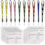 ID Badge Halter: Es handelt sich um ein PVC-Material, das wasser- und staubabweisend ist. Der Ausweishalter öffnet und schließt sich leicht mit einem wiederverschließbaren Reißverschluss. Dank seiner hervorragenden wasser- und staubdichten Eigenschaften bleiben Ihre wichtigen Impfausweise trocken, sauber und sicher.