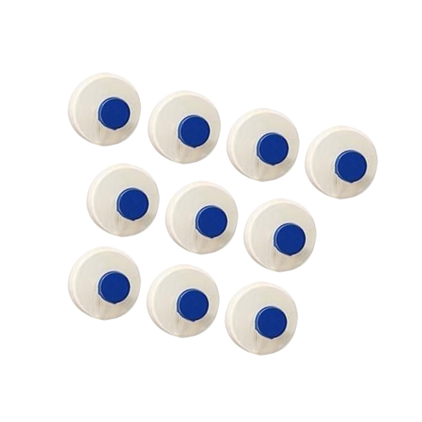 PANGBOER 10Pieces Shower Suction Hooks Sturdy Hanger Suction Hooks for Bathroom and Kitchen Practical Wall for Towels Waterproof