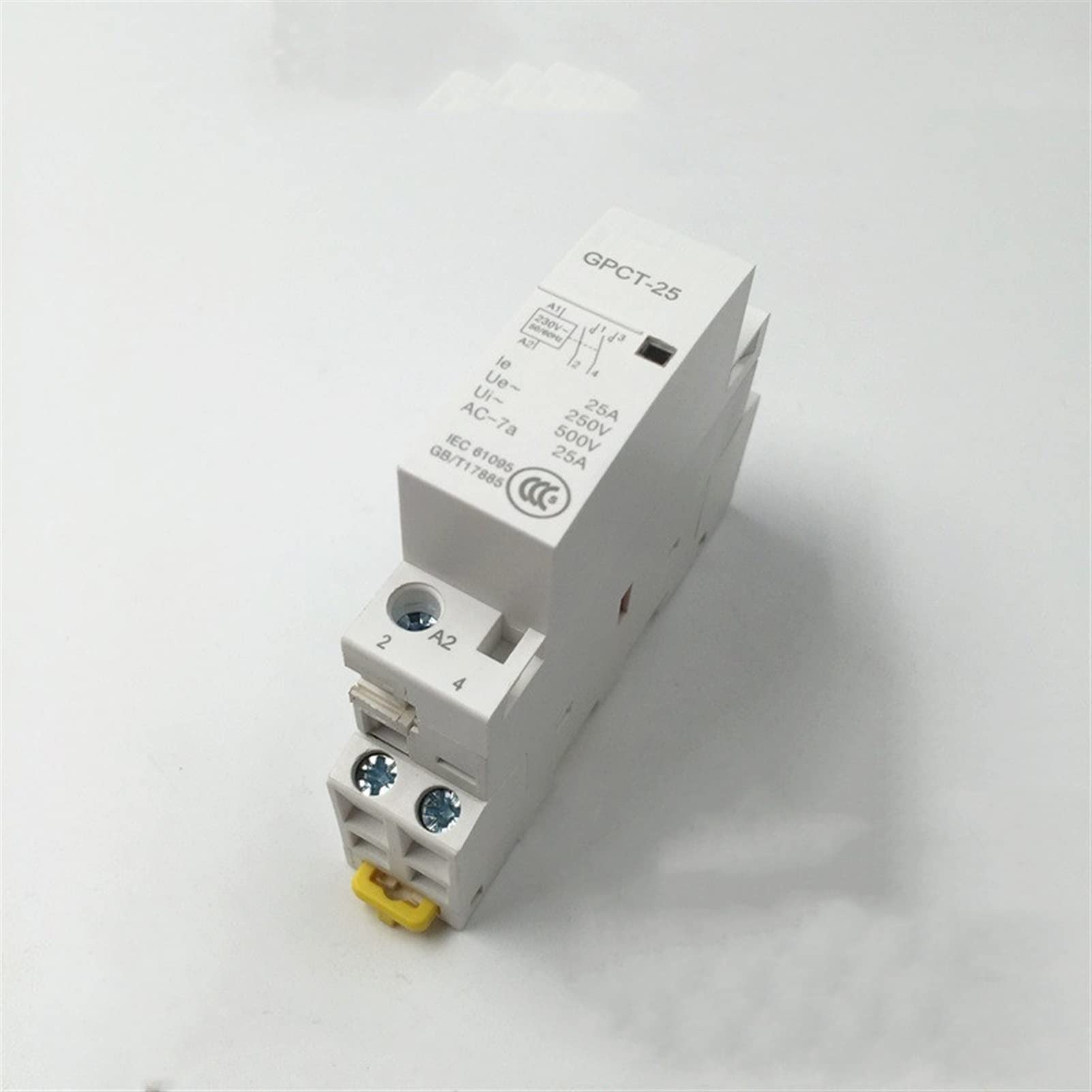 Contacteur 25A 1NC 1NO basse consommation pour circuits AC 220V domestiques