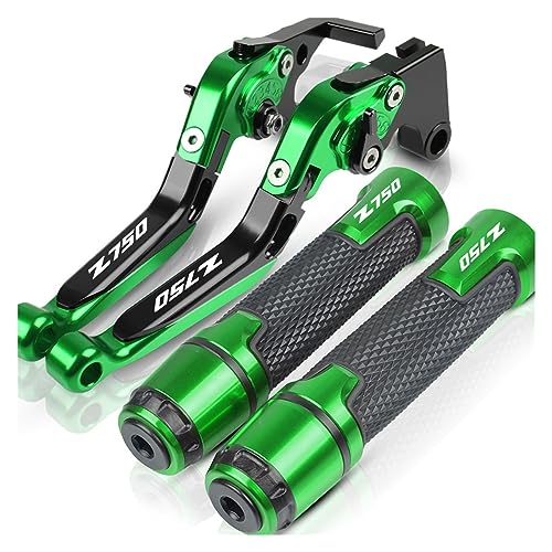 Levier de frein embrayage Kawasaki Z750 avec poignées guidon CNC réglables 2007-2012