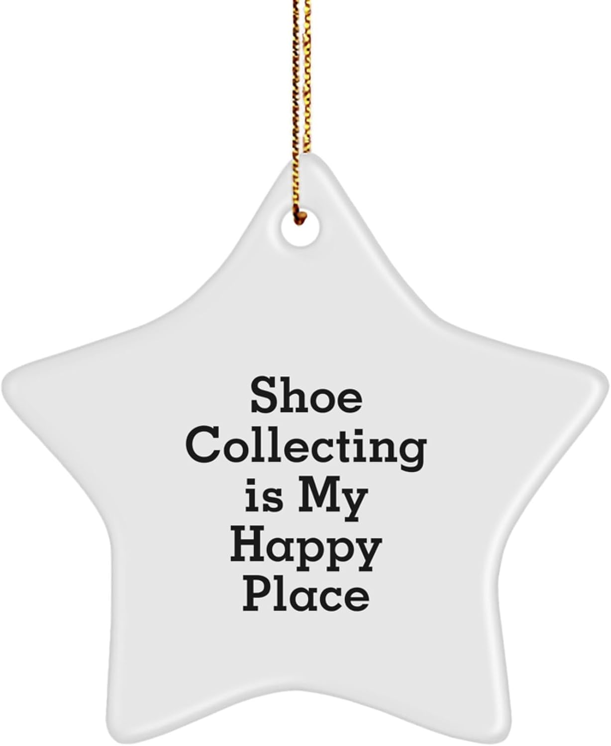 Gifts for Shoe Collectors, Christmas Unique Gifts, Funny Star Ornament from Friends and Family