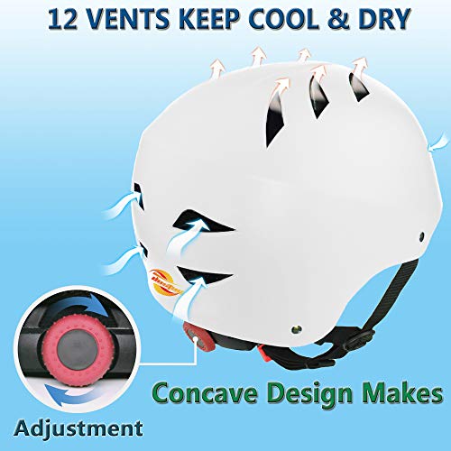 image for Dostar Skateboard Helmet for Kids Youth & Adults Bike Helmet for Multi