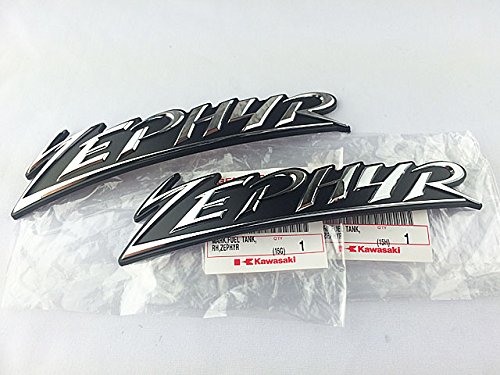 ゼファー400 純正 タンクエンブレム セット ACP製 (560501970/560501971)