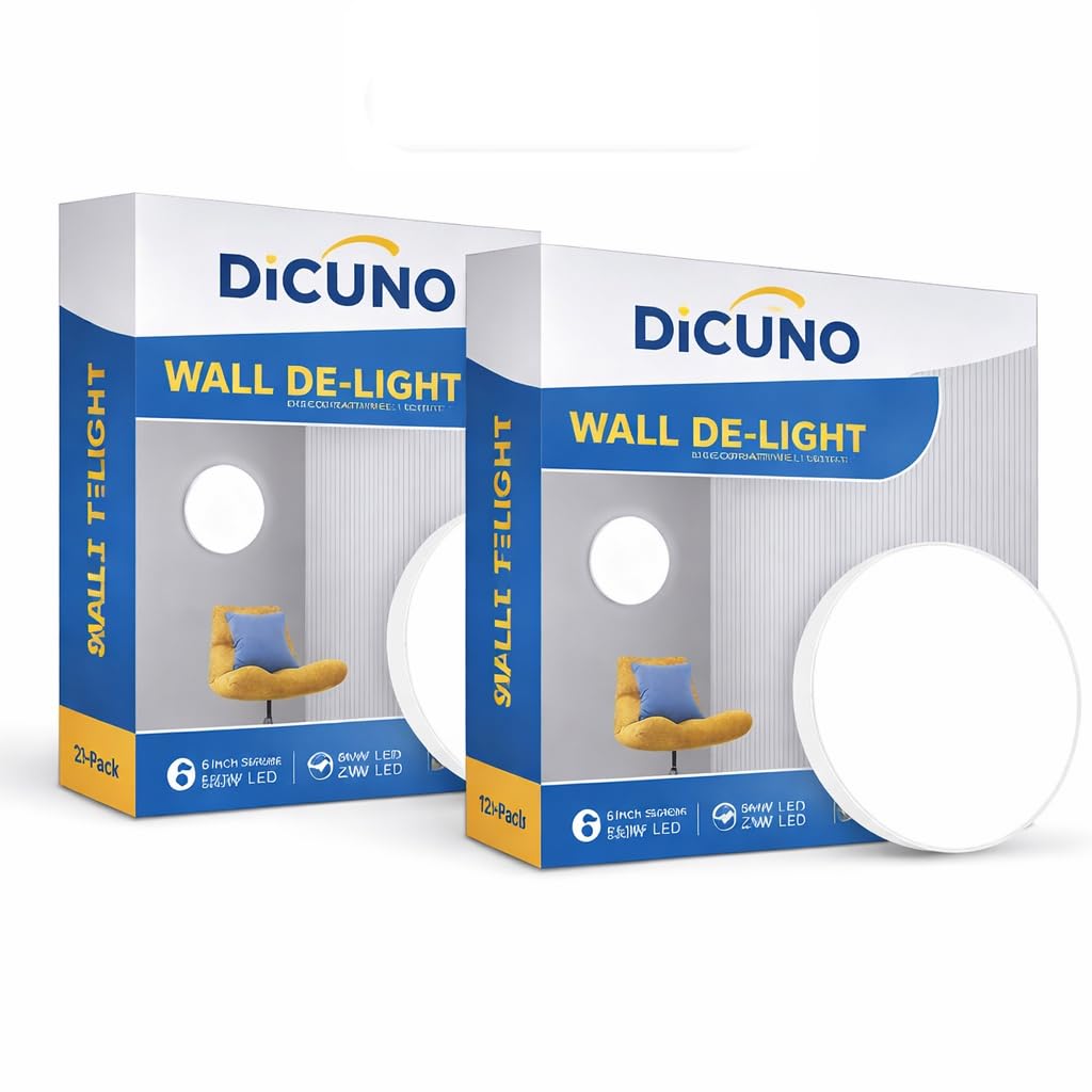 2 Pcs Motion Sensor Light for Home Rechargeable LED, BUYERZONE PIR Motion Sensor Night Light Wireless, Auto On/Off Closet 