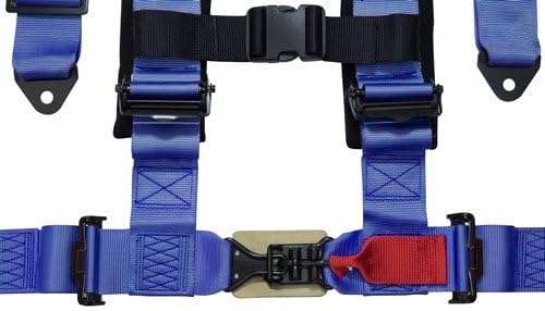 STVMotorsports 4 Point Harness Set - 3” Pads - Universal H-Type - for Off-Road, UTV, Trucks, Side by Side (SINGLE)
