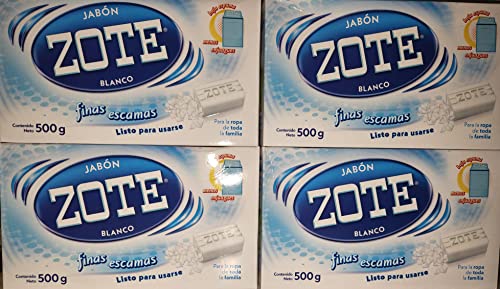 My Brand Jabon Zote Blanco Laundry Flakes (4), Pack of 3