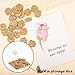 WSICSE 60Pcs Wax Seal Stickers, Wedding Invitation Envelope Seal Stickers Adhesive Backed Light Gold for Wedding, Party,Easter,Mother's Day,Gift Wrapping (4 Flower Styles)