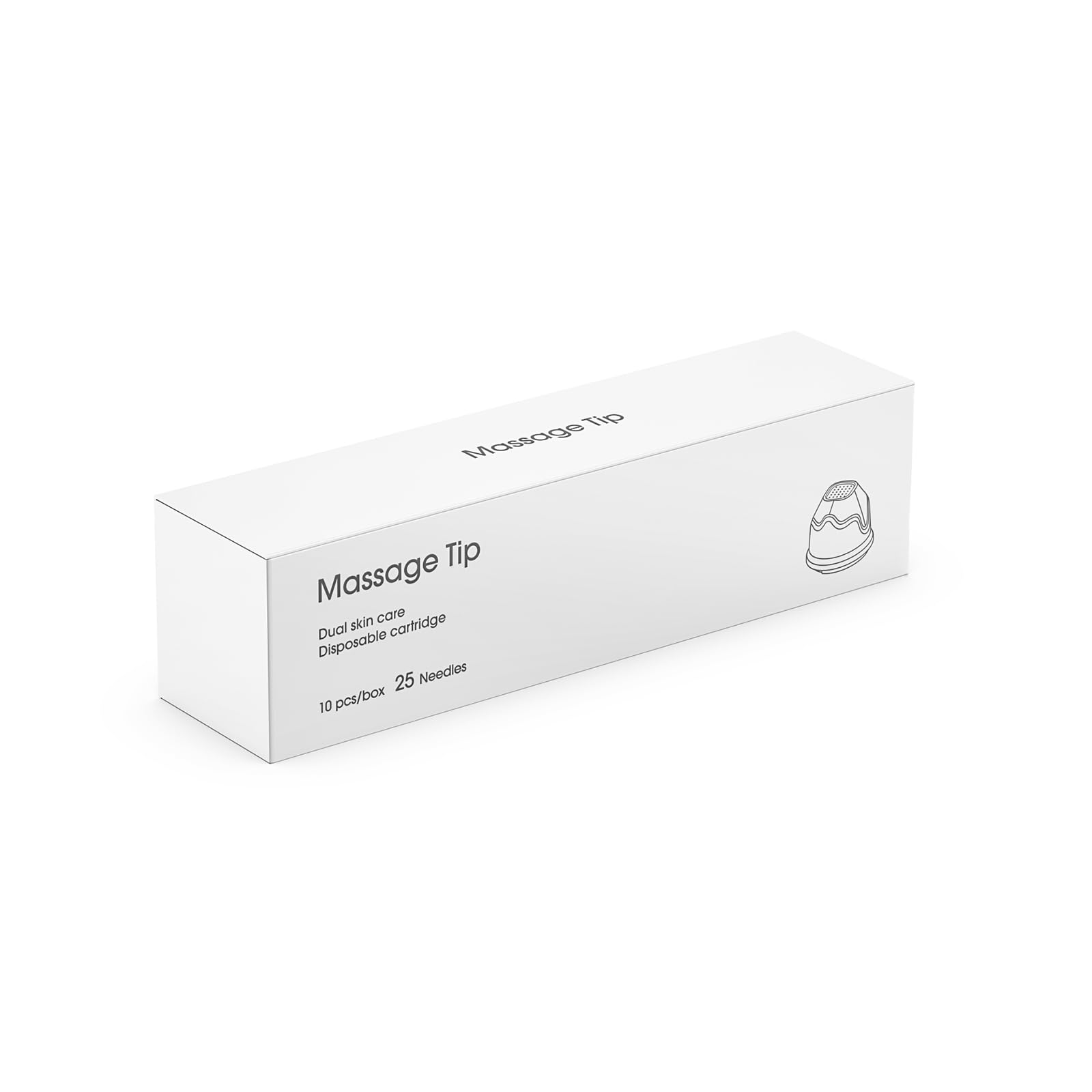 10 Pièces de Cartouches à 25 Aiguilles pour Bio Pen Q2 - Cartouches d'Aiguilles de Microneedling de Remplacement Authentiques pour Bio Pen - Conçues pour le Soin des Joues ou de l'Ensemble du Visage
