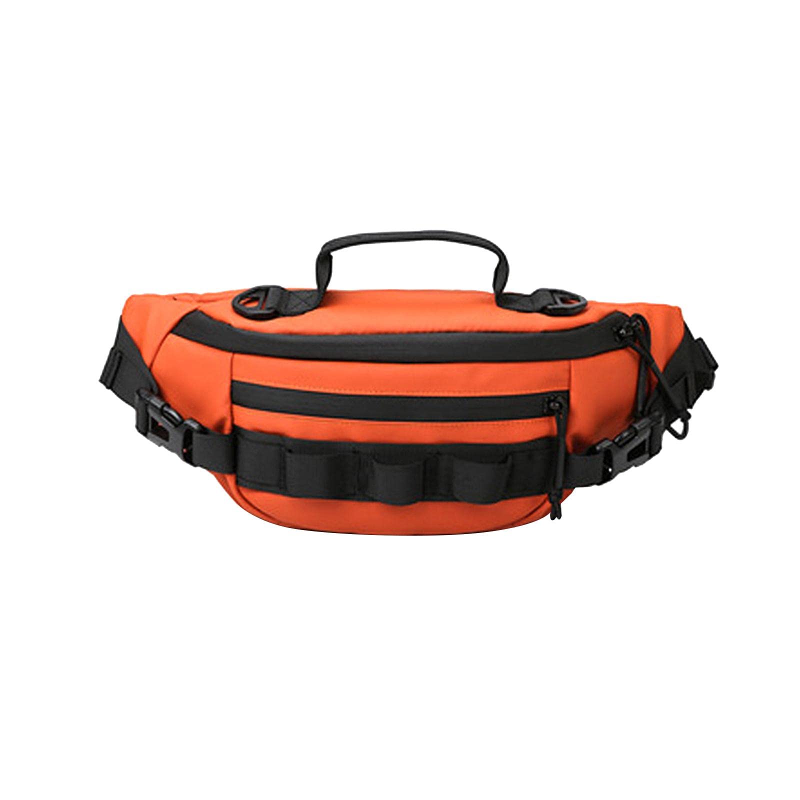 Sac Banane de Course Classique avec Sangle Réglable Léger, Orange