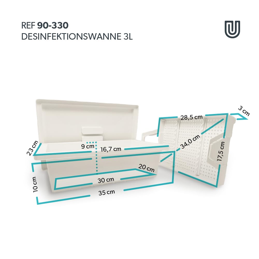 Desinfektionswanne 3 Liter Sterilisation Instrumentenwanne Instrumente Praxis