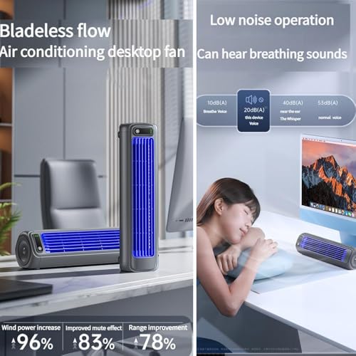 Ventilador torre portátil USB para refrescar el hogar y la oficina 5
