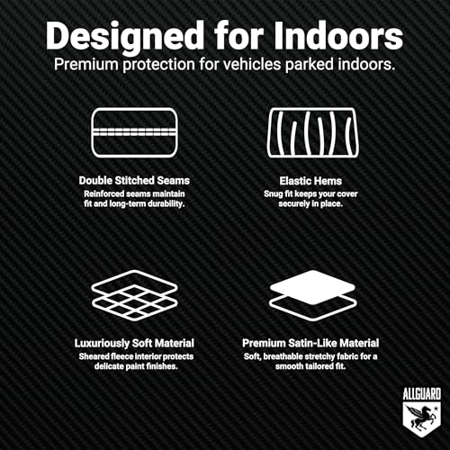 Image of Scratch Resistant Indoor SUV Cover with Warranty Compatible with Chevrolet 2007-2014 Suburban - Black Satin Ultra Soft Material SUV Cover SUV Accessories