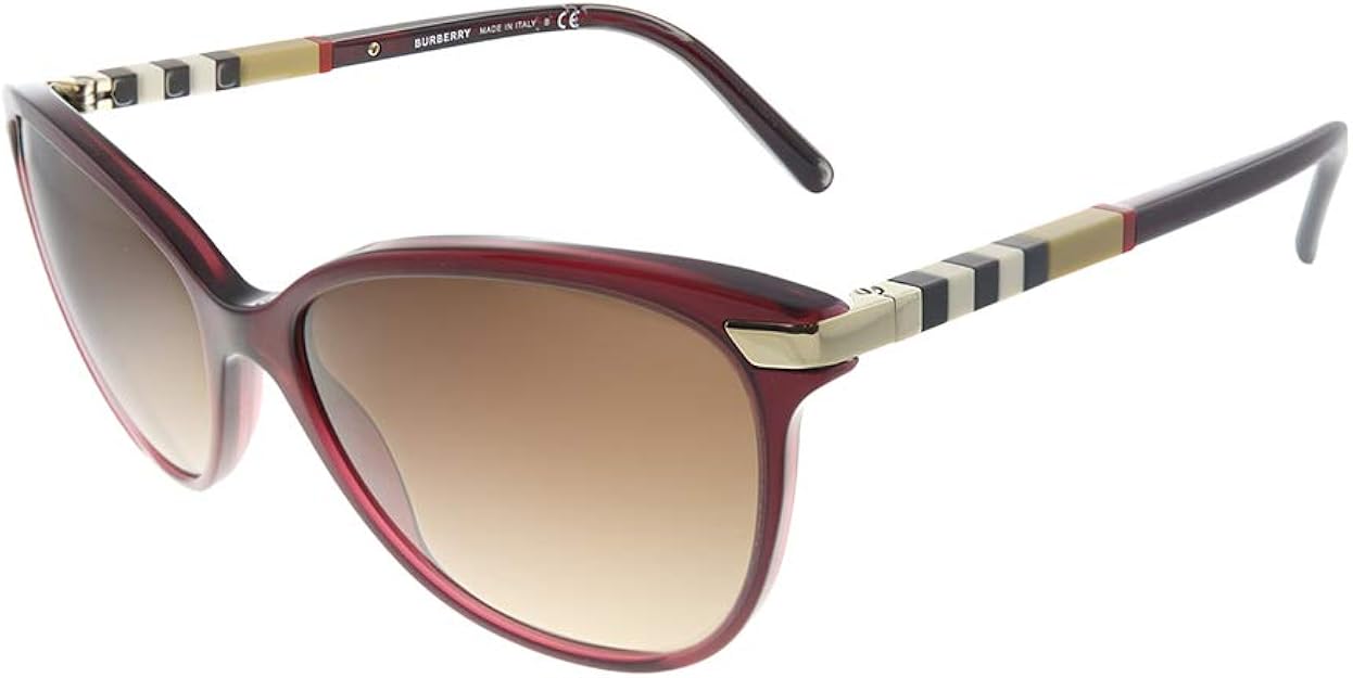 BURBERRY BE 4216 301413 Bordeaux Plastic Cateye Sunglasses