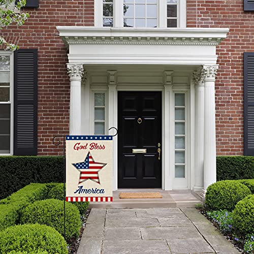 Watinc 8Pcs Seasonal Garden Flags Burlap Vertical Double Sided Happy Easter God Bless American Halloween Thanksgiving Colorful Party Decorations Supplies House Flag For Outdoor Lawn Yard 12 X 18 Inch #TOP3