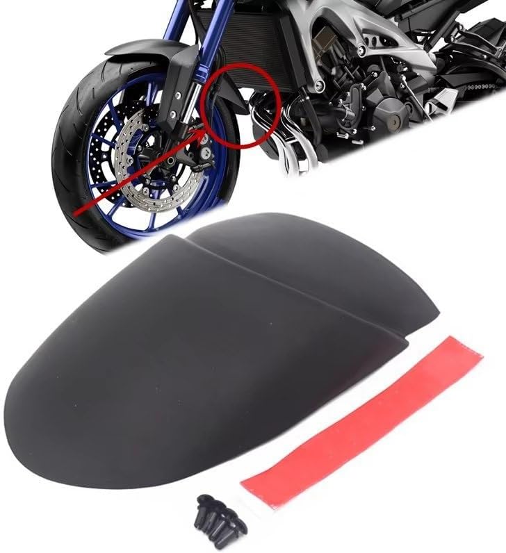 スプラッシュガード に適合する MT09 FZ09 2013-2017 オートバイフロントマッドガードフェンダーエクステンダーエクス