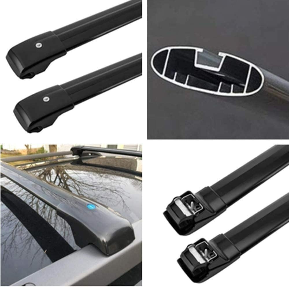 Crossbars Roof Rack Fits for Mercedes-Benz GL 2006-2012 with Side Rails Cross Bar Luggage Rack Cargo Carrier Aluminum Lockable