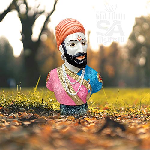 Image of S A Gifts Sai Amrut Chhatrapati Shivaji Maharaj The Legend of Maharashtra Statue Texture Color
