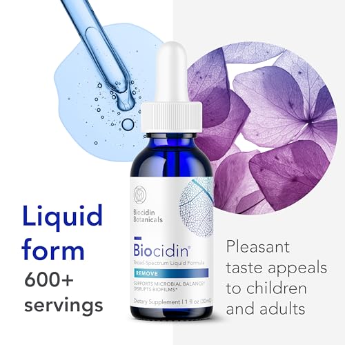 Biocidin Liquid Formula - Gut Cleanse Process & Immune Support Supplement - Supportive Biofilm Disruptor to Promote Digestive Health & Microbial Balance - 18 Botanical & Essential Oil Blend (1 oz)