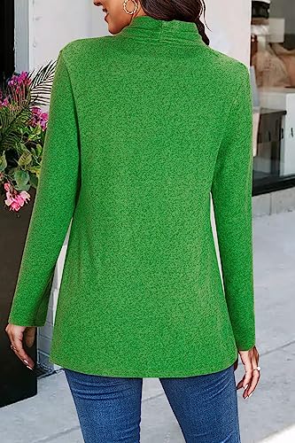 Image of ULTRANICE Cardigan Sweaters Womens Fashion 2025 Spring Lightweight Long Sleeve Casual Tops Clothes Outfits with Pockets