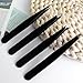 4Pcs Eyebrow Tweezers Set,Tweezers for Women Facial Hair Professional Stainless Steel Tweezers Precision Tweezers Set,Suitable for Removing Inward Growing Hair Eyebrows and Facial Hair(black)