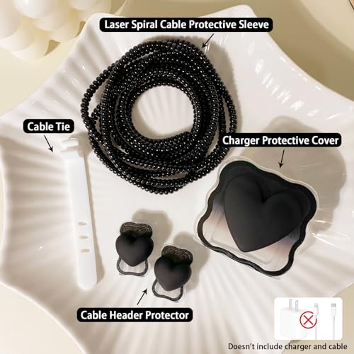 Funda de carga para iPhone 18W/20W Lovmooful con protector de cable 3D contra caídas 2