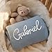 Personalized Baby Blanket, Custom Hand Embroidered Blanket with Name 30x40in, Handmade Nursery Blankets, Baby Blankets for Boys, Girls, Personalized Gifts for Newborns, Kids and Baby Showers