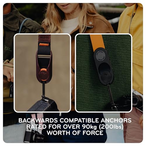 Peak Design Leather Form Camera Strap, Black, Full-grain, 52.55 Inch Long Cross-Body, Fixed Length, Quick Release and Connection, Integrated Hardware, 200 lb Capacity, Camera Straps for Photographers - Thumbnail 6