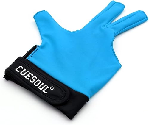 Miniatura 4 de CUESOUL Guantes profesionales de billar izquierdo y derecho Azul - Mano derecha,Mano izquierda negra.,Mano izquierda azul,Rojo-Izquierda,Mano