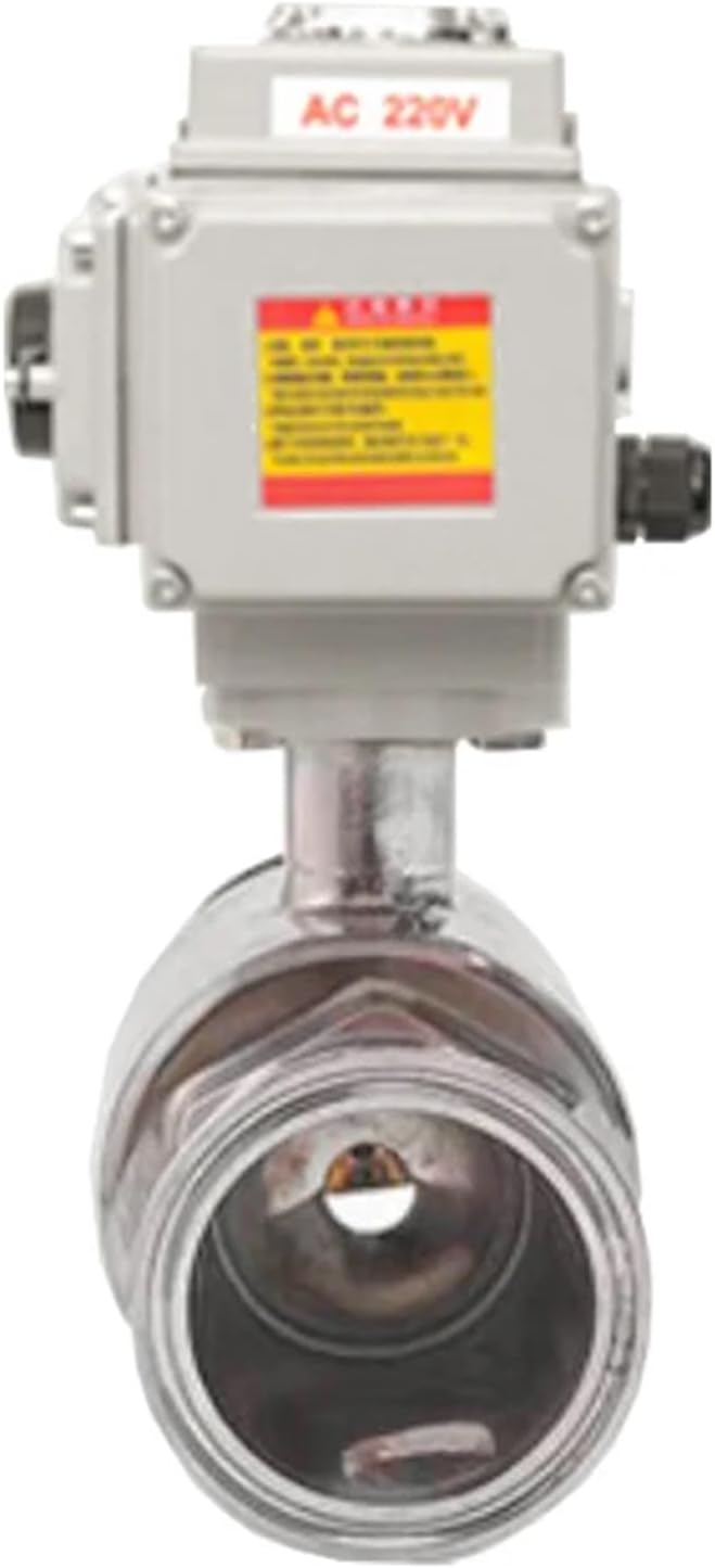 76mm Sanitary High Platform Electric Ball Valve 220V 110V 12V 24V Stainless Steel Clamp Type Quick-fit Through Ball Valves(12VDC)