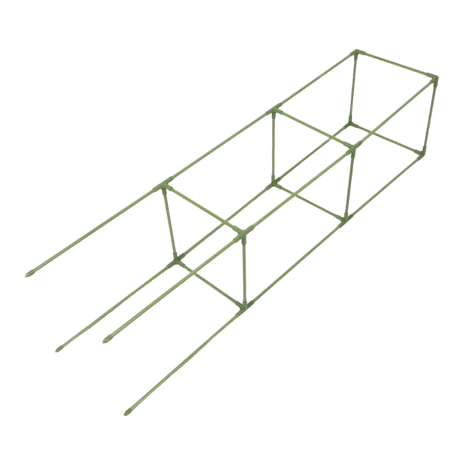 SEWACC Support pour Plantes Carré 1 Set en Fibre de Verre et PP Vert