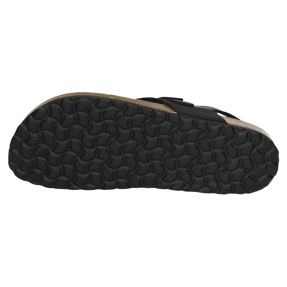 Made IN Spain 9512 CÓMODAS DE INTERBIOS Hombre Sandalias Negro