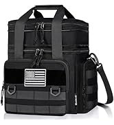 Tactical Lunch Box for Men, Expandable Large Insulated Lunch Bag for Adult, Heavy Duty Double Dec...