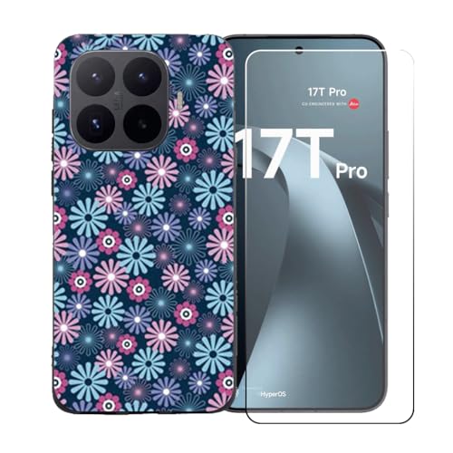 CongJiaLingXi�P�[�X�K�p�� Xiaomi 17T Pro (6.83") + �������ꂽ�K���X�X�N���[���v���e�N�^�[�A�_��ȃV���R�[���V�F���o���p�[TPU�ی�J�o�[�̂���,BST19