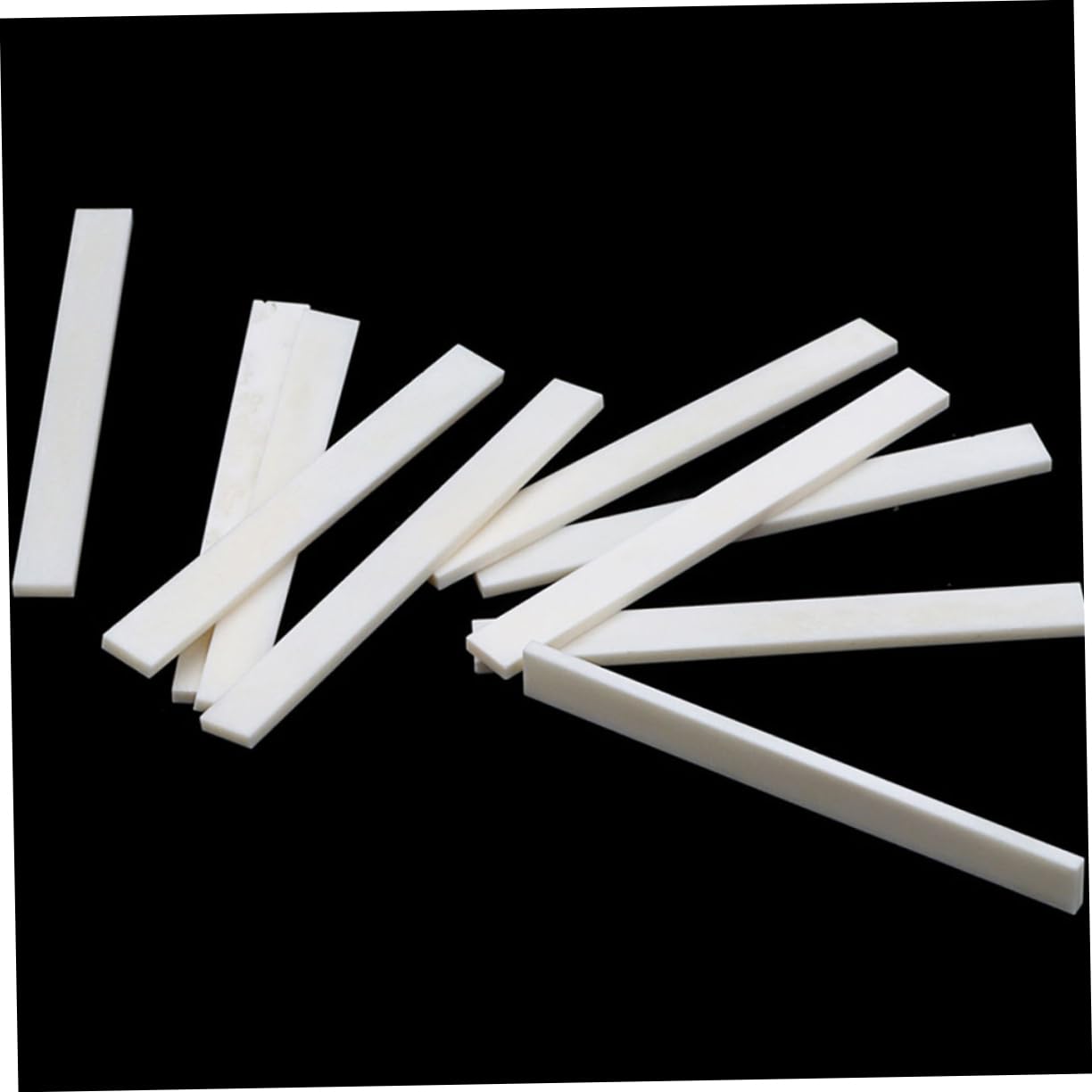 Levemolo Enhance Your Guitar's Tone 10 Bone Nut Blanks Easy Install for Acoustic Classical Guitars