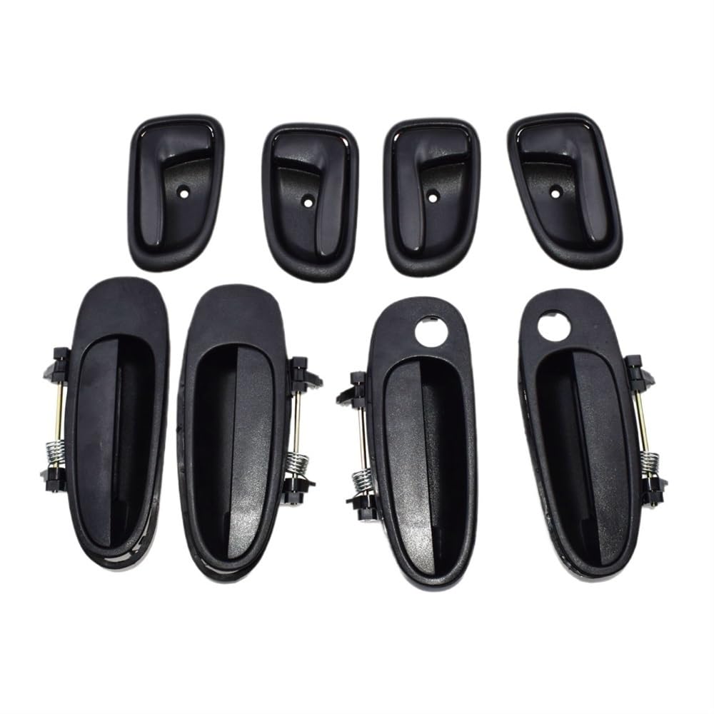 Mlioju Black Inner Outer Car Inner Door Handle Car Inside/Outside Door Handles 6920612130 6920512130 For Corolla For Prizm