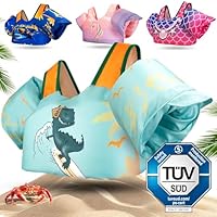 KIDVERSE Schwimmweste Kinder 3-6 Jahre - Geprüfte Qualität - Schwimmweste mit Schwimmflügel für Kinder - Schwimmhilfe für Jungen & Mädchen bis 30kg - Auftriebsweste - Schwimmtraining