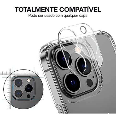 Protetor De Lente Câmera p/iPhone 13 13 Pro 13 Pro Max (IPHONE 13 PRO MAX)