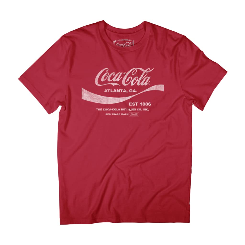 Coca Cola Drink Men's 1886 T-Shirt Red