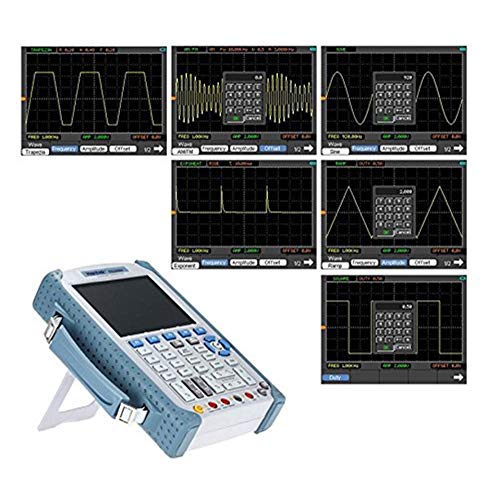 Handheld Digital Oscilloscope, 5In1 Oscilloscope/DMM/Spectrum